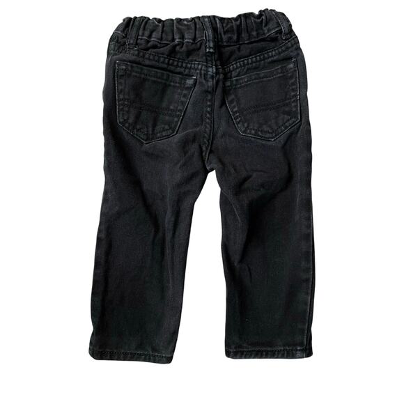 The Children's Place Skinny Black Jeans 12-18 months Adjustable Waist Toddler - Picture 5 of 8